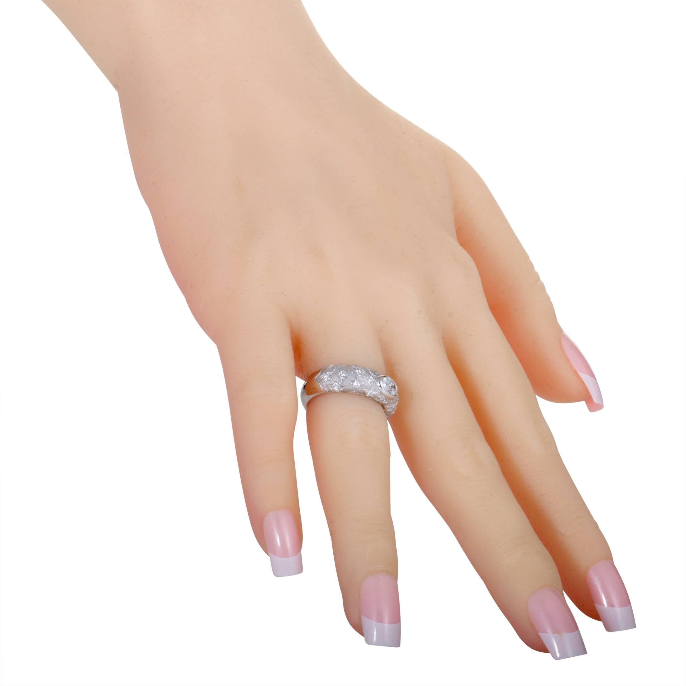 Women's Chanel Comete Diamond Band Ring