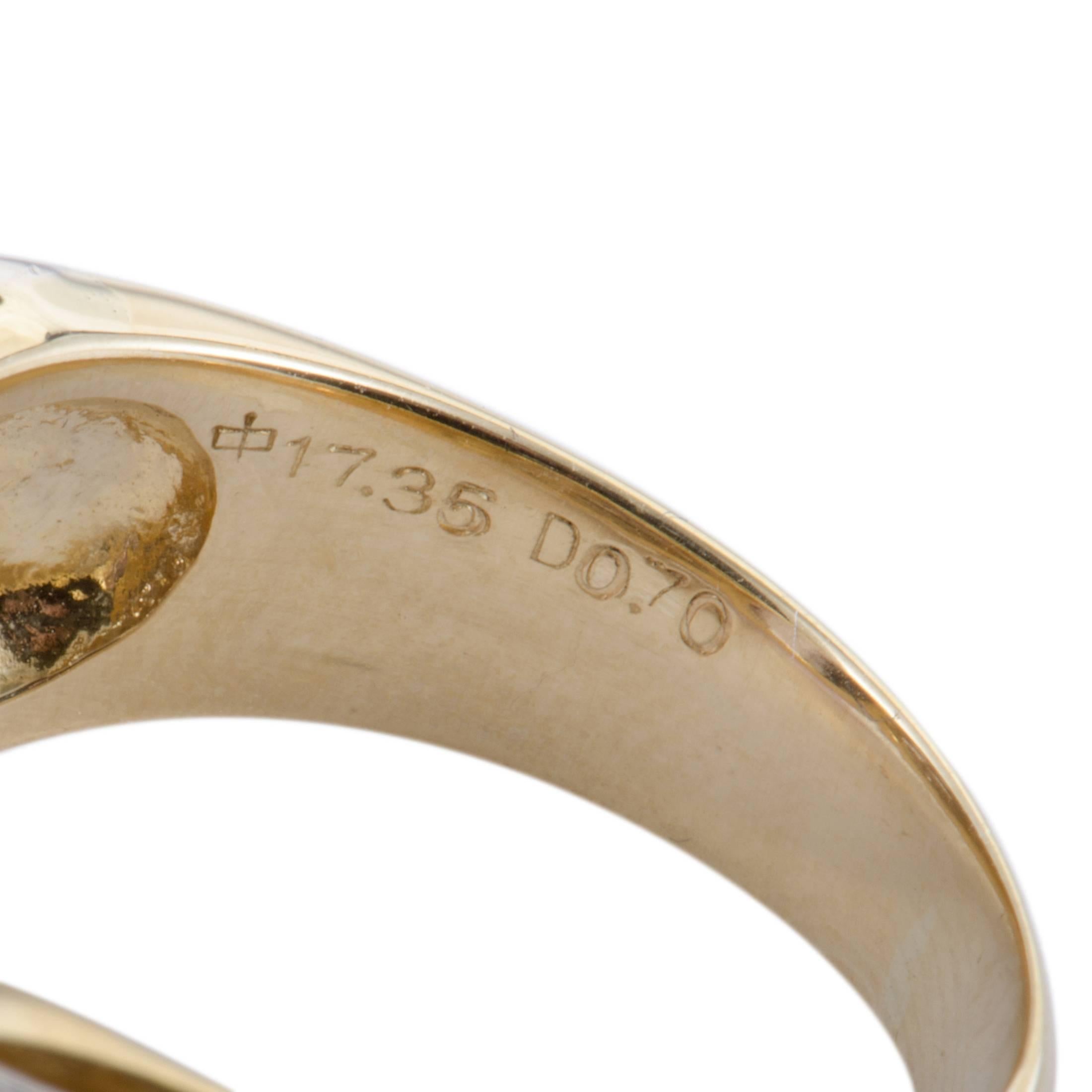 Women's Kunzite and Diamond Gold Cocktail Ring
