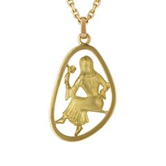 Boucheron Gold Virgo Pendant Necklace