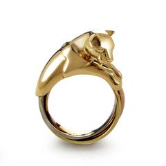 Cartier Panthere Drei Farben Gold Ring
