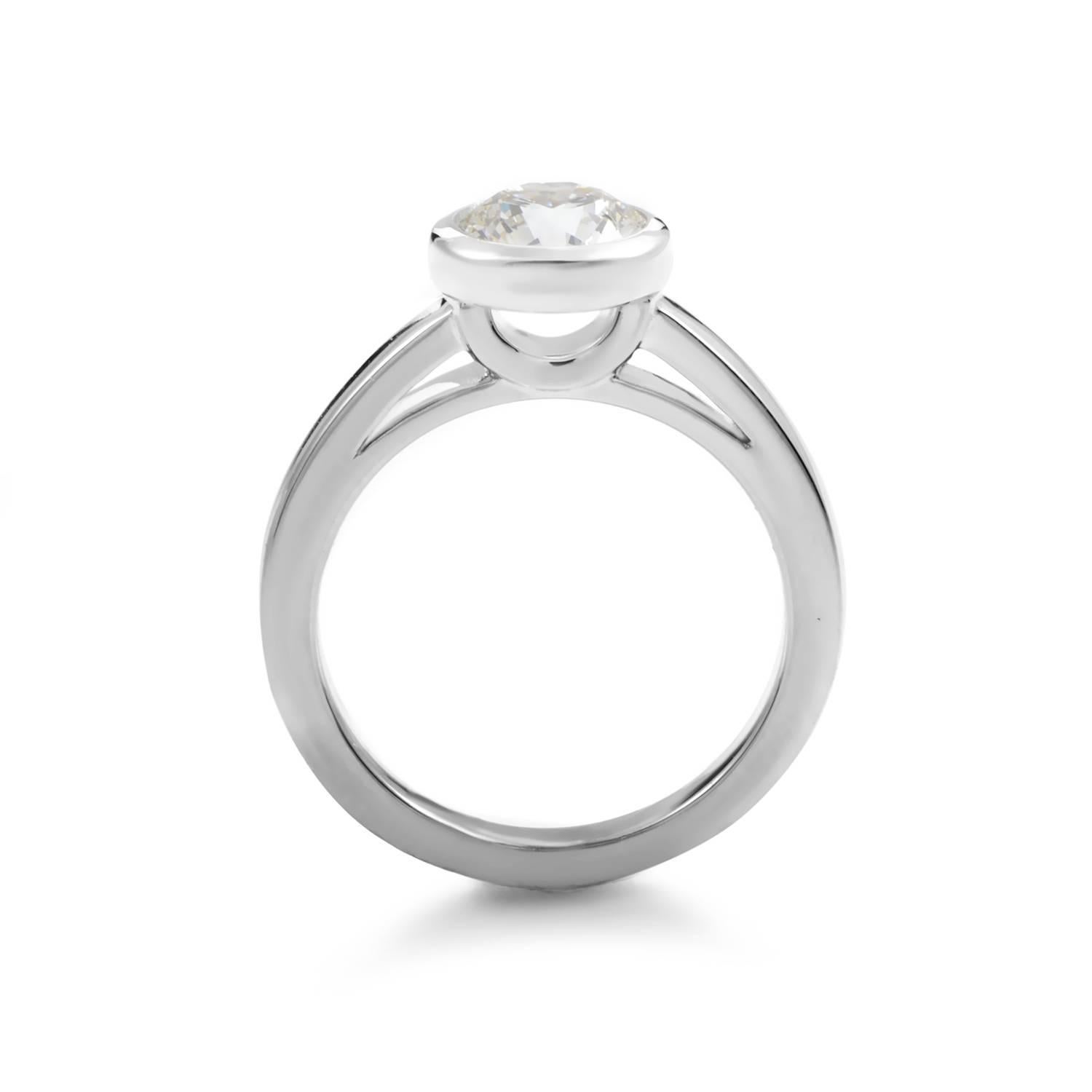 Women's Cartier Platinum 1.05 ct Diamond Solitaire Engagement Ring