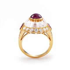 Boucheron Gemstone Diamond Gold Ring