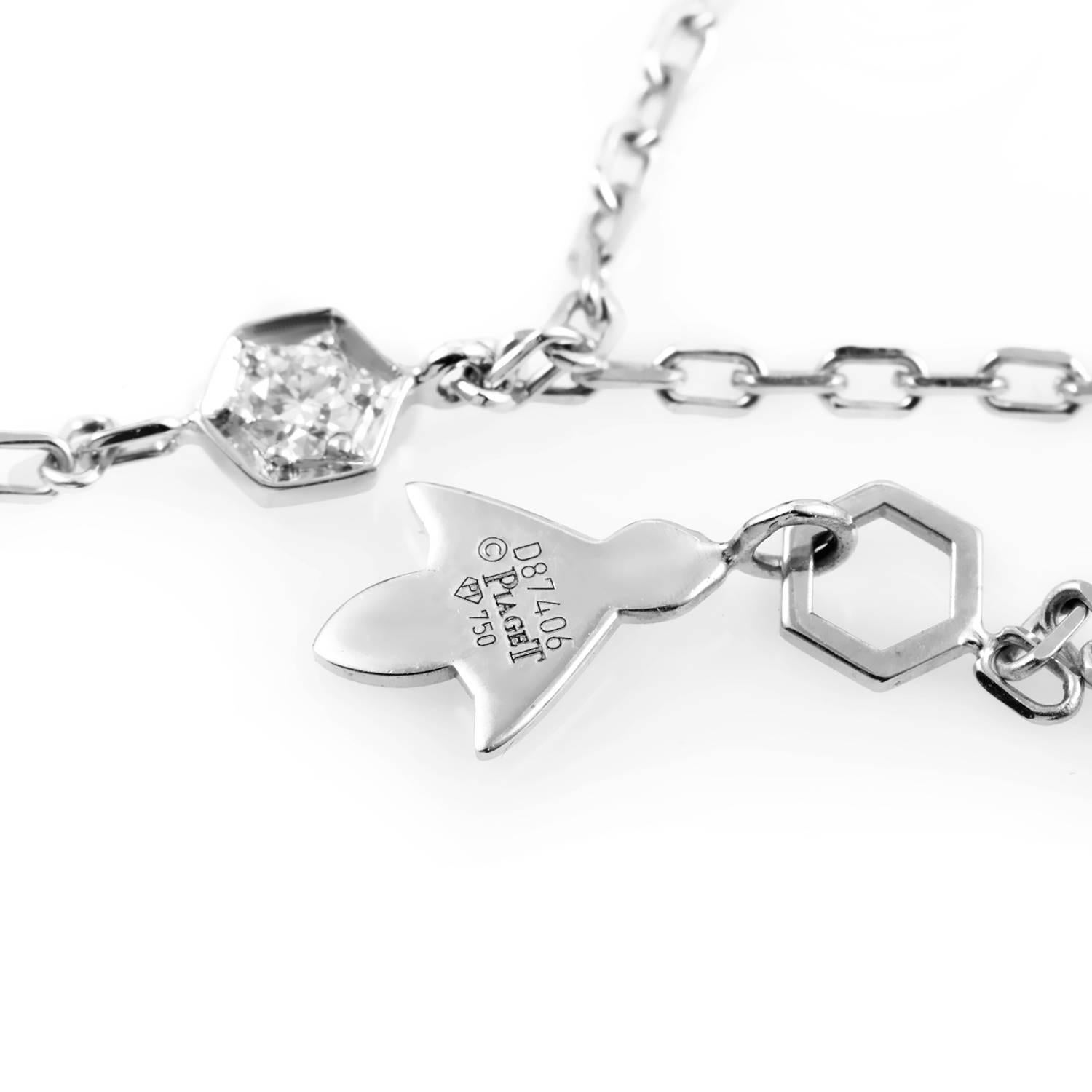 Women's Piaget Diamond Gold Drop Necklace