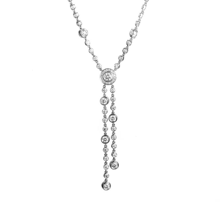tiffany circlet diamond necklace 
