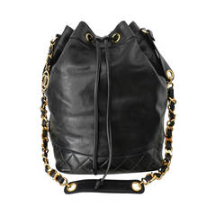 Chanel Vintage CC Bucket Bag - 1989