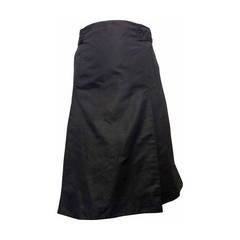 Chado Black A-line Skirt