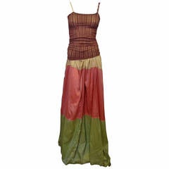Jean Paul Gaultier Multicolor Maxi Dress