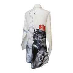 Yohji Yamamoto Koi Fish Coat Dress
