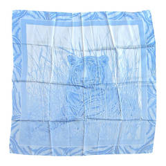 Escada Silk Scarf Jungle Tiger "New Old Stock" 6