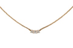 Three-Stone Diamond Necklace