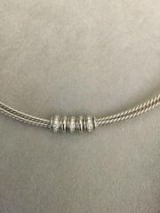 Diamond White Gold Collar Necklace