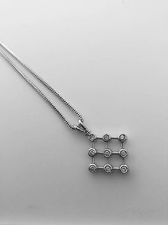 Diamond 18 Karat White Gold Pendant