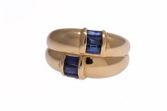 Baguette Sapphire Ring