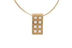Modern Design Diamond Slide Pendant