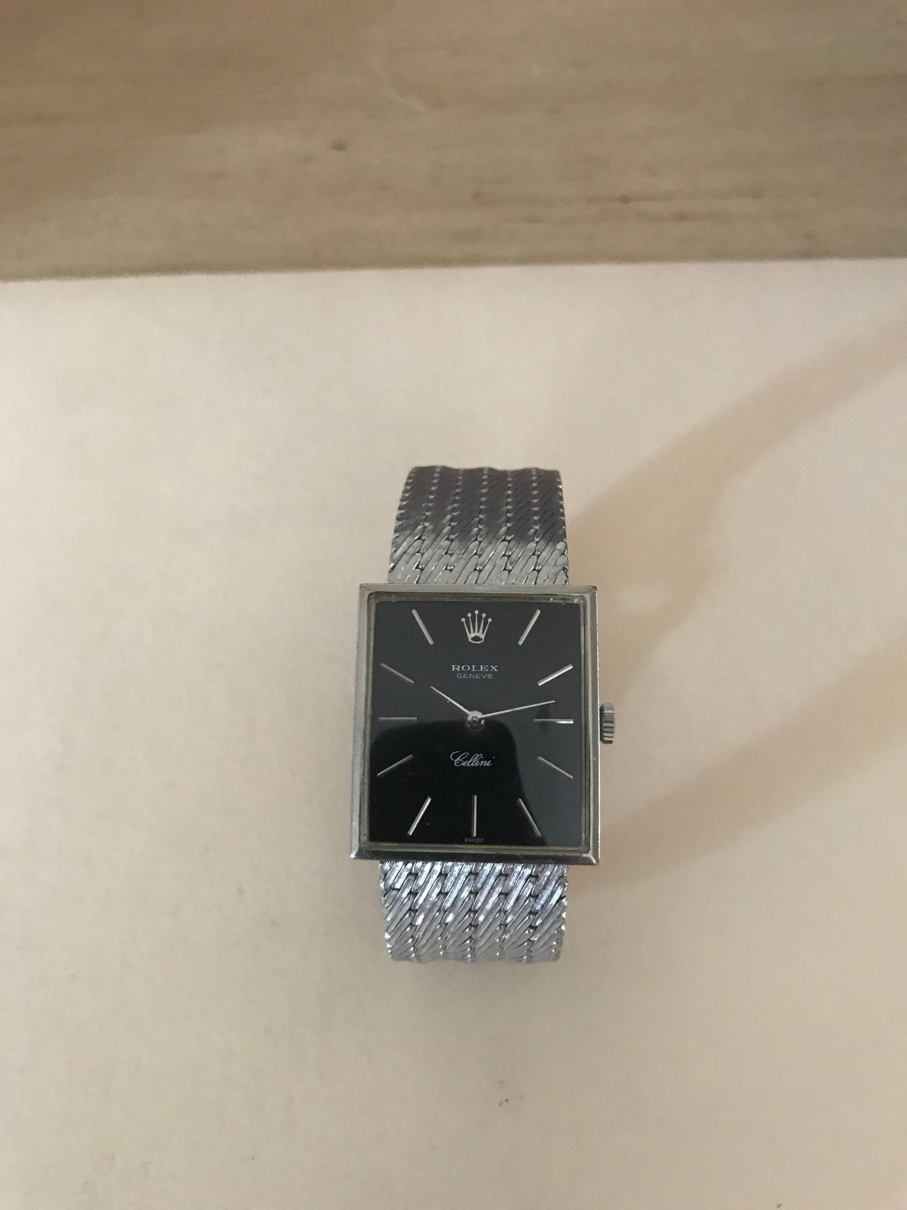 Rolex White Gold Cellini Manual Wristwatch In New Condition For Sale In Spartanburg, SC