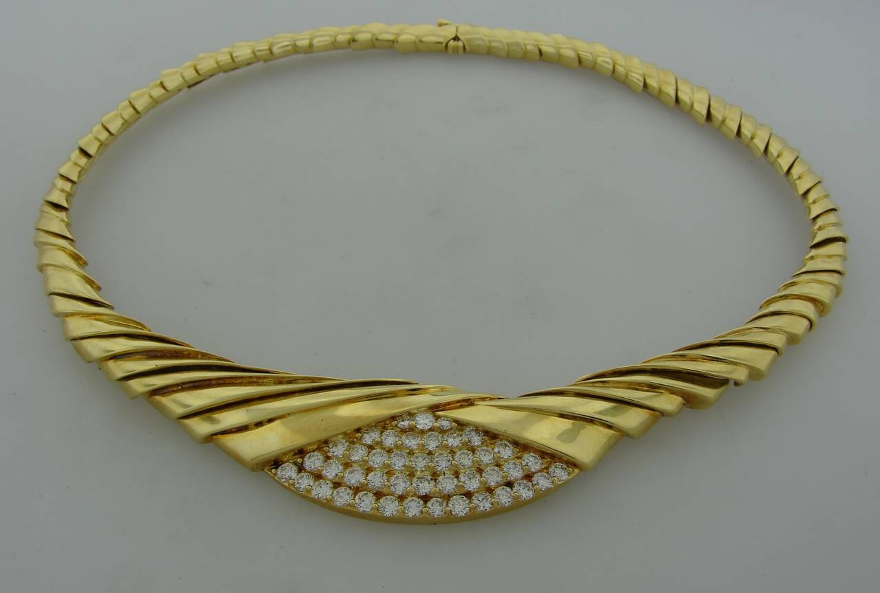 Jose Hess Diamond Gold Necklace 1