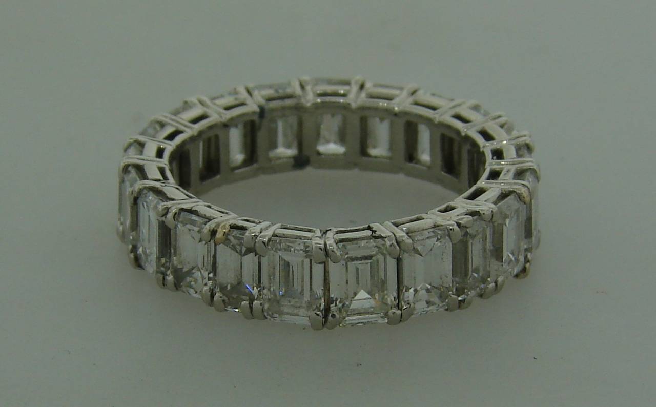 Women's Harry Winston Diamond Platinum Eternity Band Ring