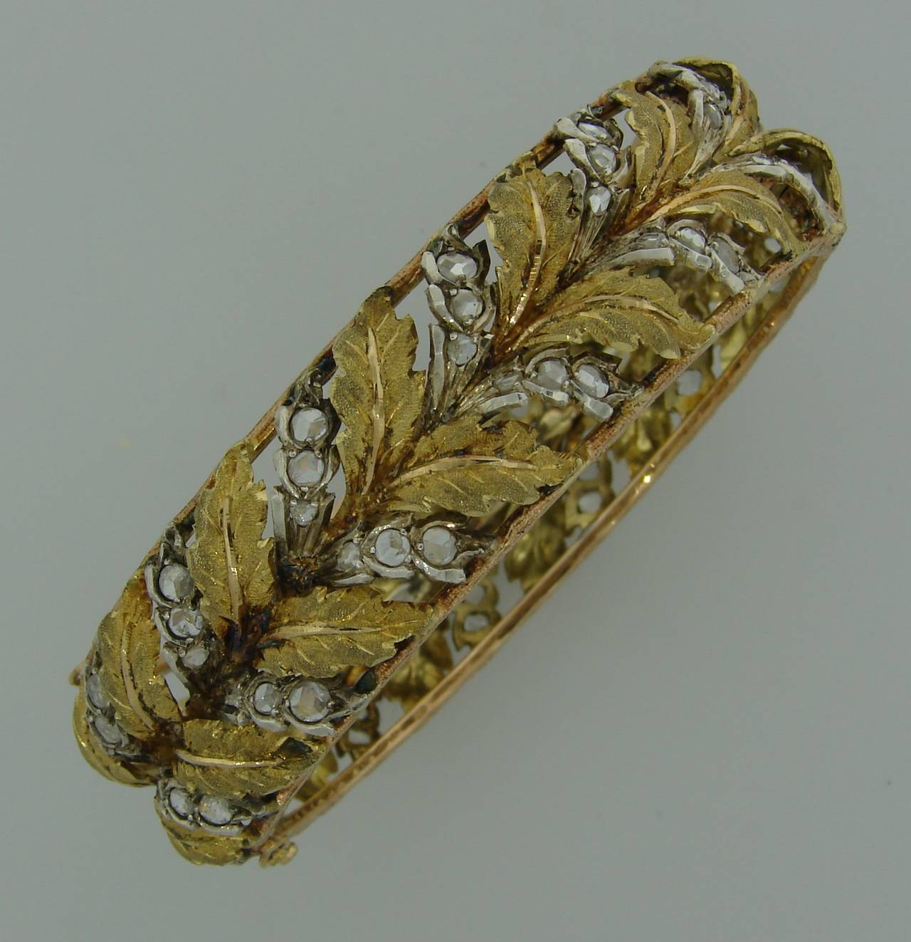 Mario Buccellati, bracelet jonc vintage en or 18 carats Bon état - En vente à Beverly Hills, CA