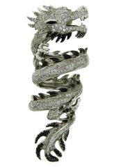Elise Dray Diamond Gold Mechanical Dragon Ring