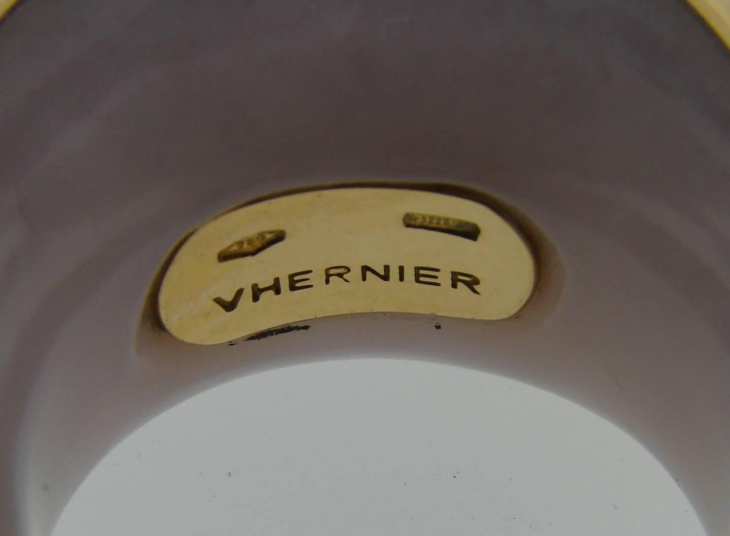 Vhernier Chalcedony Gold Ring 3