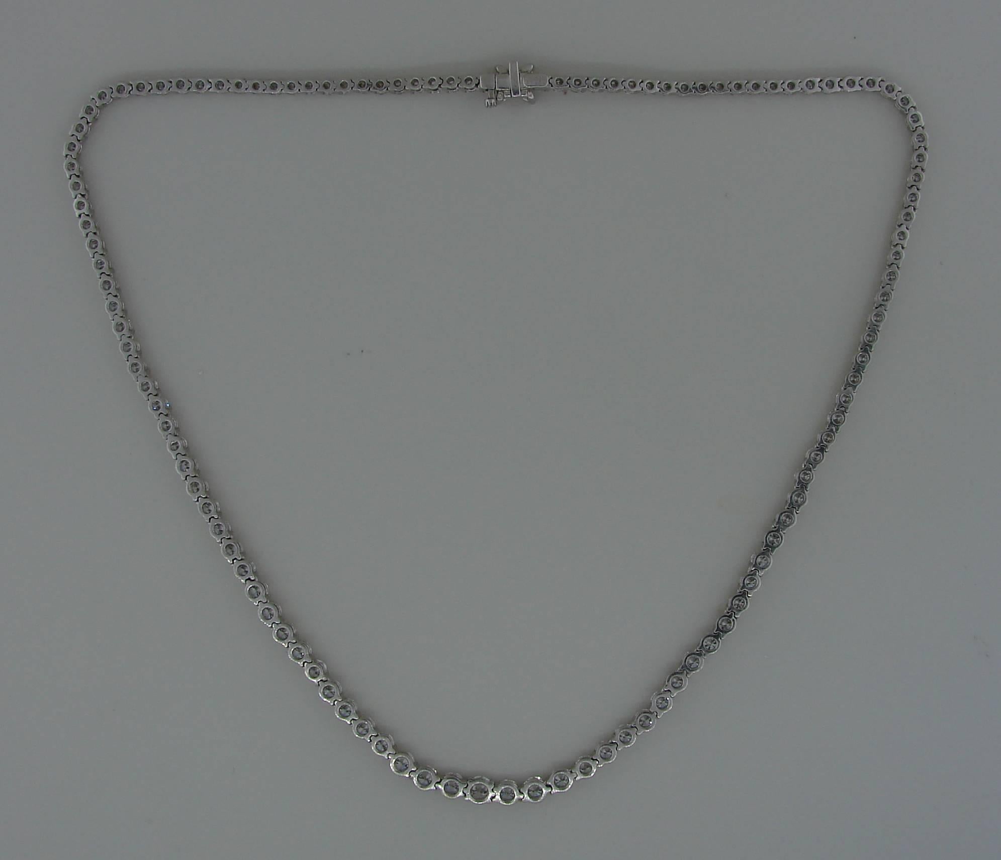 Tiffany & Co. Victoria Collection Diamond Platinum Necklace 1