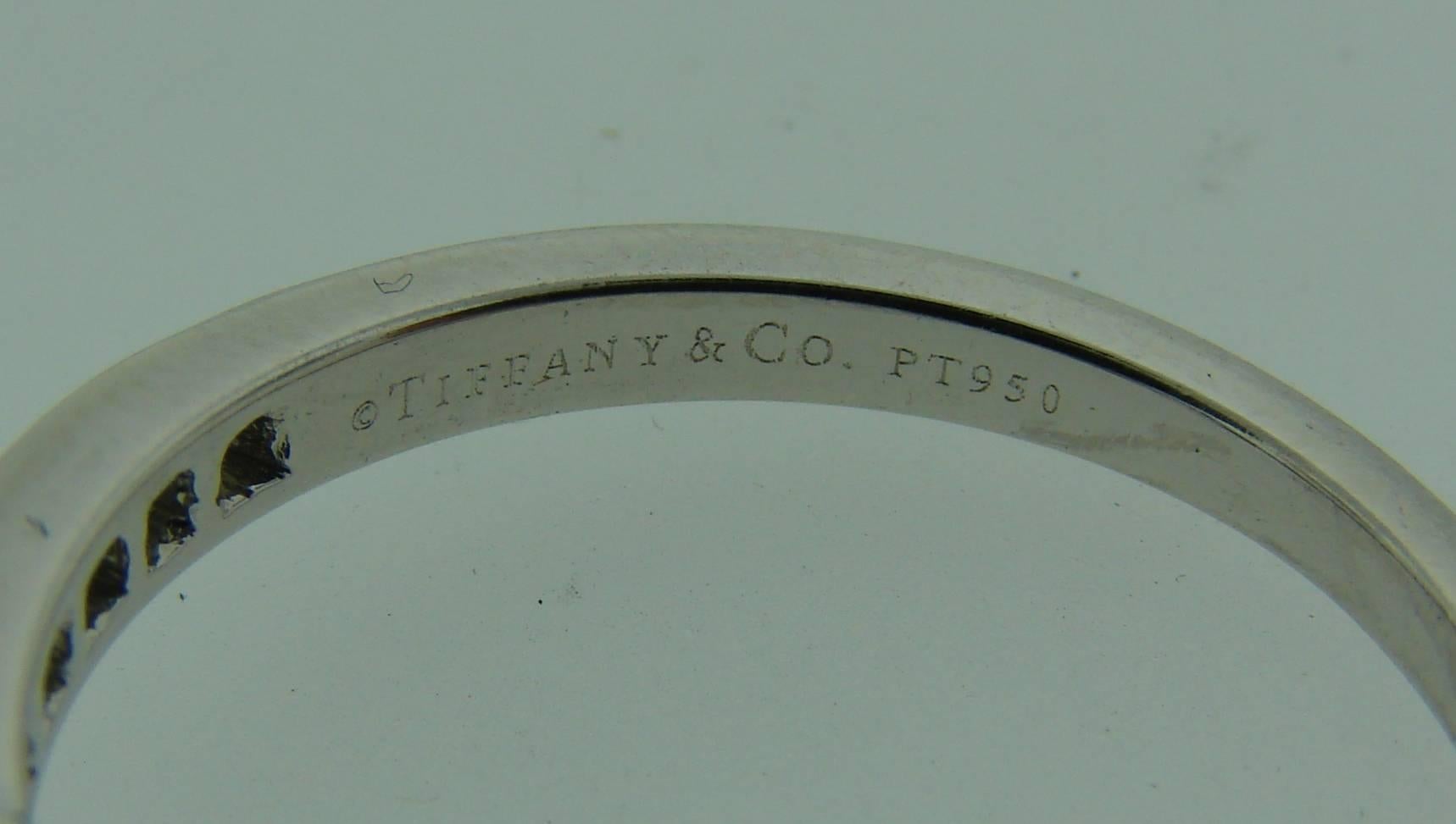 Tiffany & Co. 1.50 Carat Diamond Platinum Ring 3