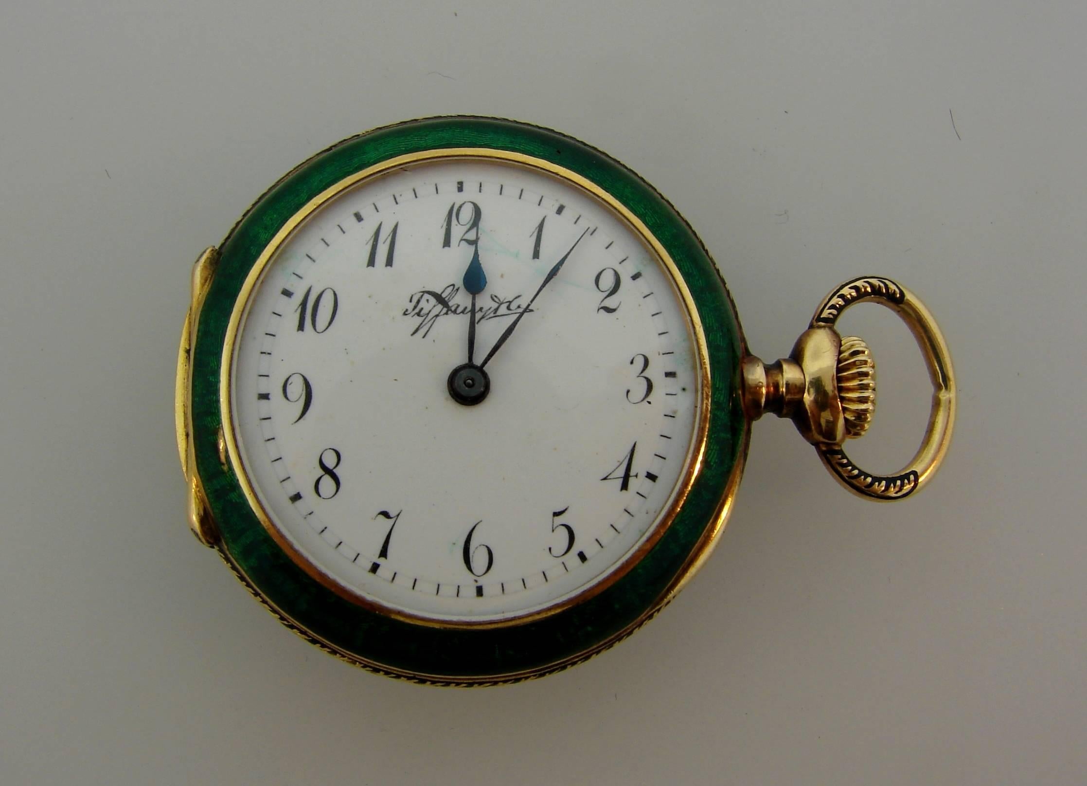 vintage tiffany pocket watch