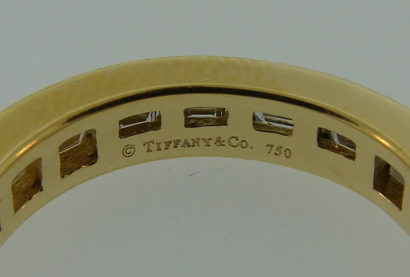 Tiffany & Co. Diamond Yellow Gold Eternity Band Ring 1