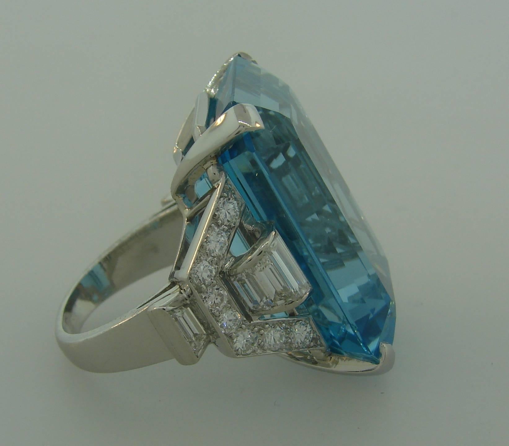 diana's asprey aquamarine ring