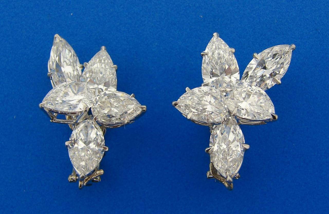 winston cluster large diamond earrings price