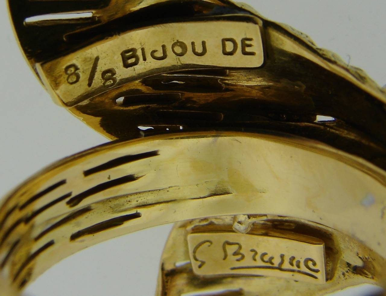 Georges Braque Diamond Gold Dione Ring 4