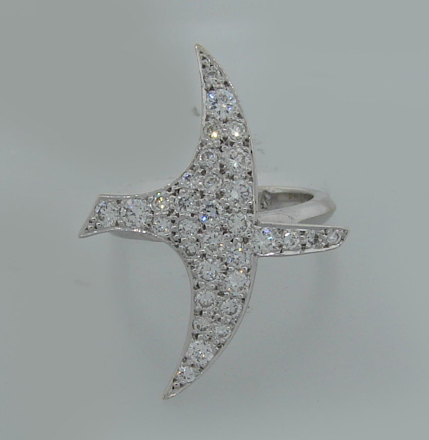 Women's Georges Braque Diamond Gold Zephir EOS Ring