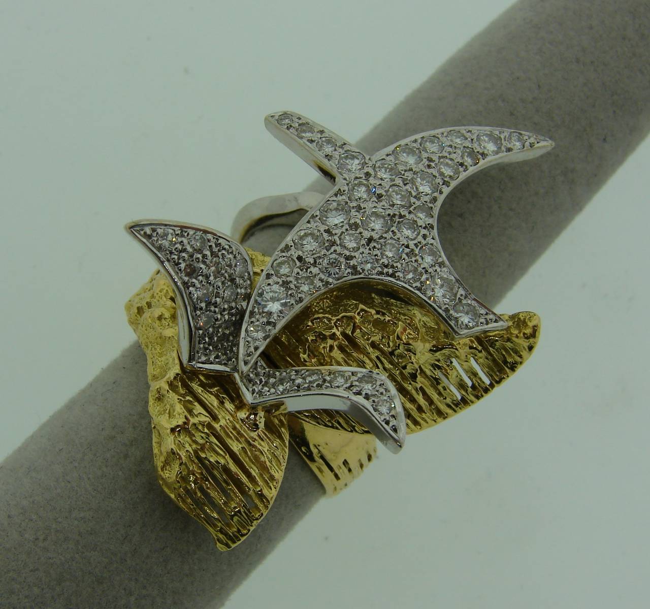 Georges Braque Diamond Gold Zephir EOS Ring 5