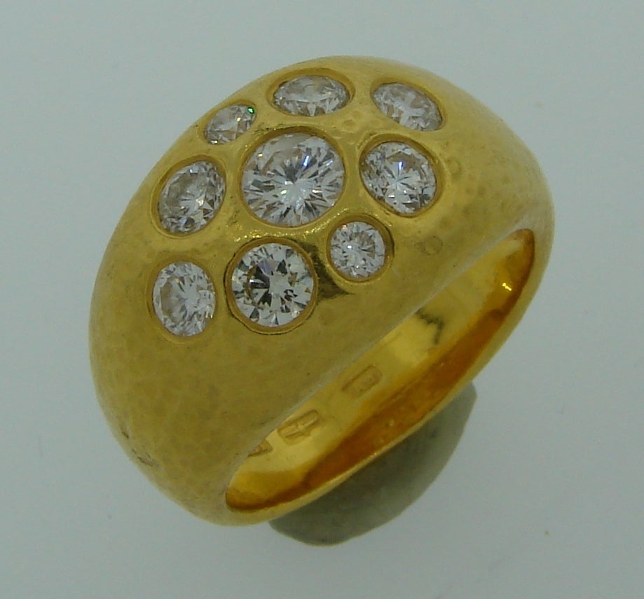 Darlene de Sedle Diamond Yellow Gold Ring 1