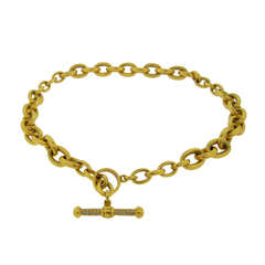 KIESELSTEIN-CORD Diamond & Yellow Gold Chain Necklace