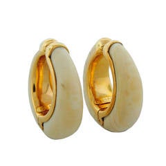 Ilias Lalaounis Gold Hoop Earrings