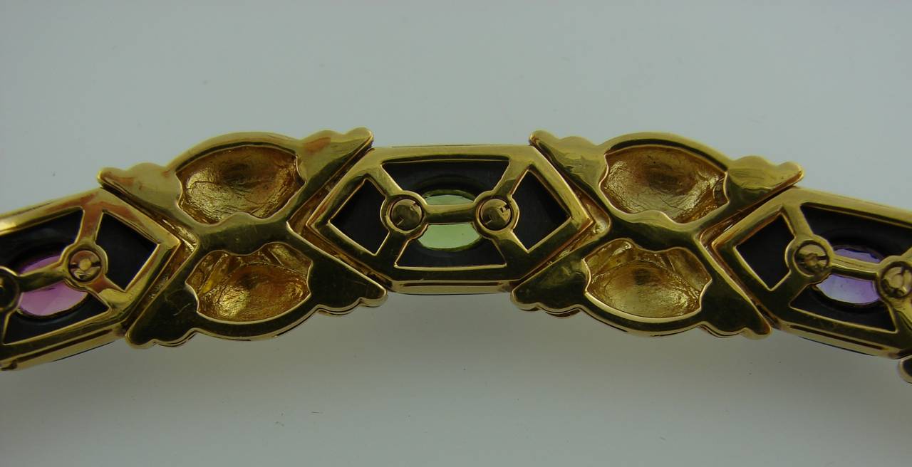 Vacheron Constantin Hematite Gem Set Gold Necklace 2