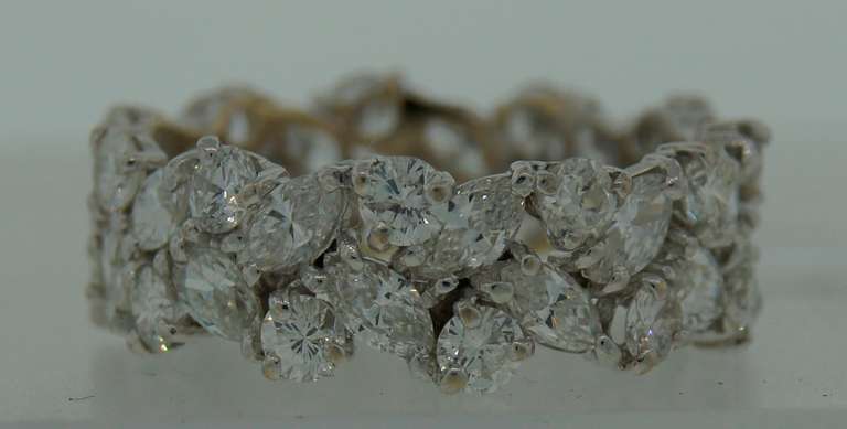 Women's Sterle Paris Diamond Gold Band Ring