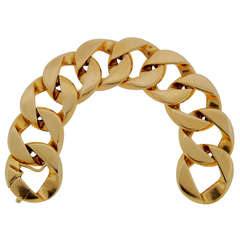 Verdura Curb Link Yellow Gold Bracelet