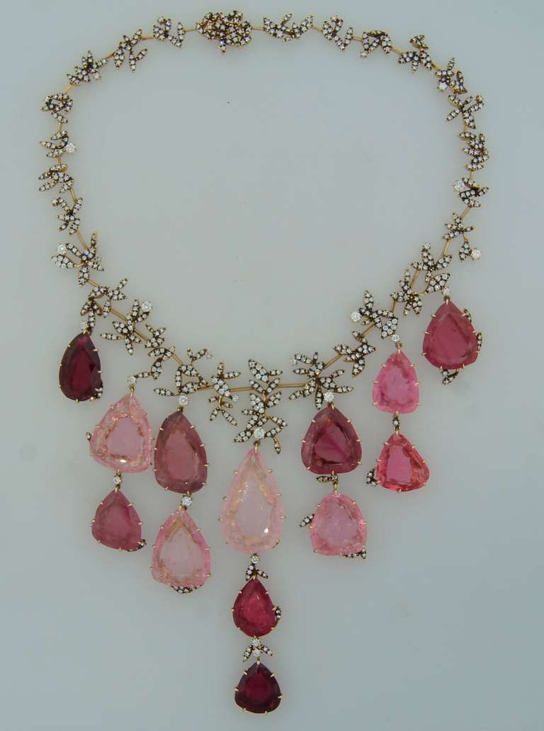 Gorgeous necklace created by H. Stern - big, bold and colorful. Wearable and very chic! Featured in 