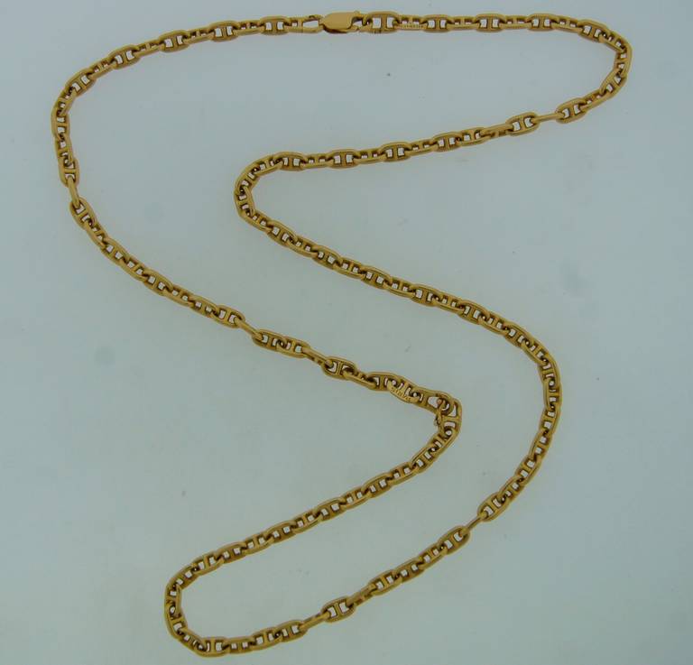 hermes gold necklace