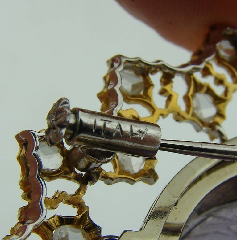 Buccellati Carved Amethyst Cameo Enamel Diamond Gold Brooch Pin 4