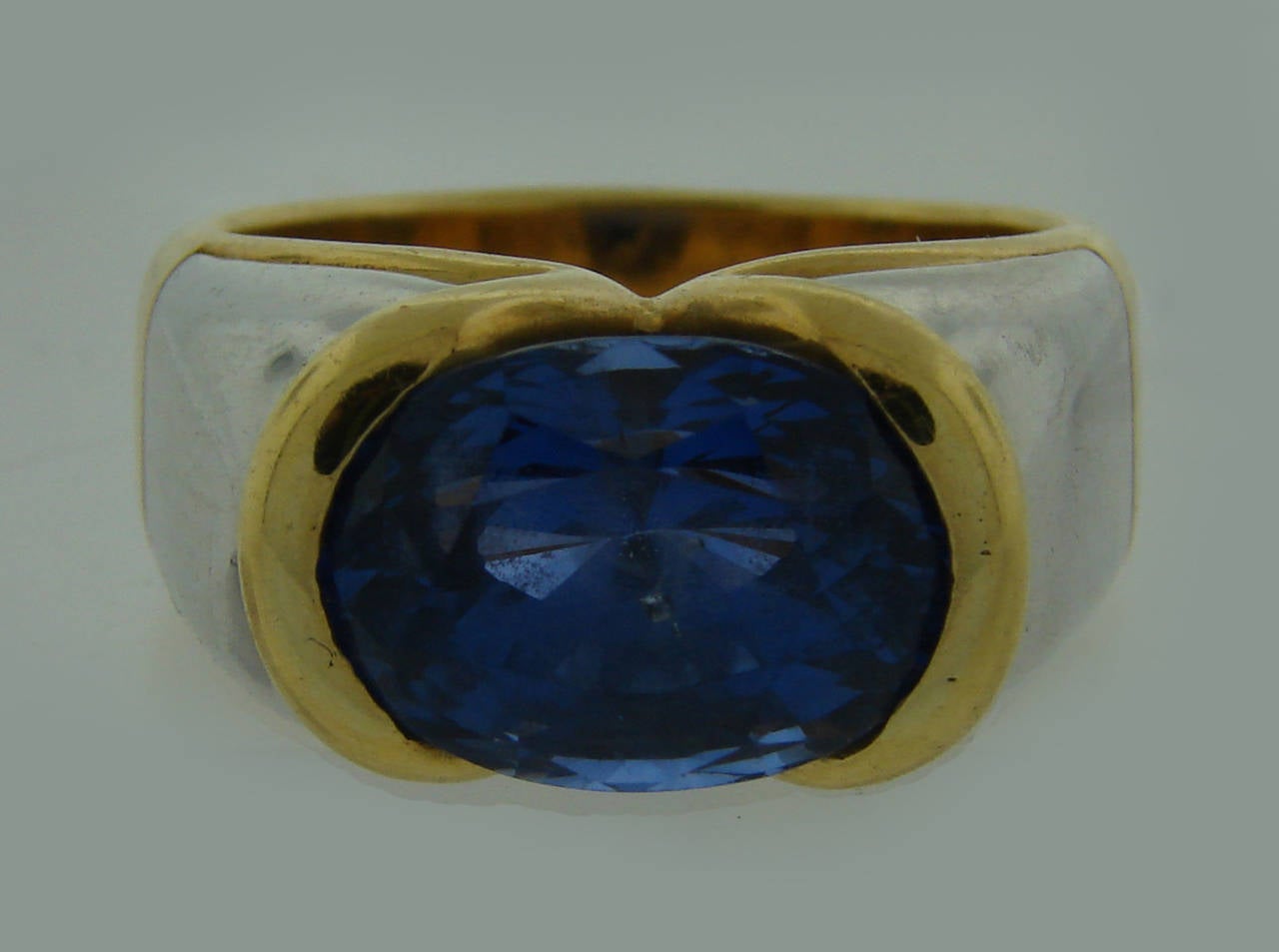 Women's Marina B Sapphire Gold Ring