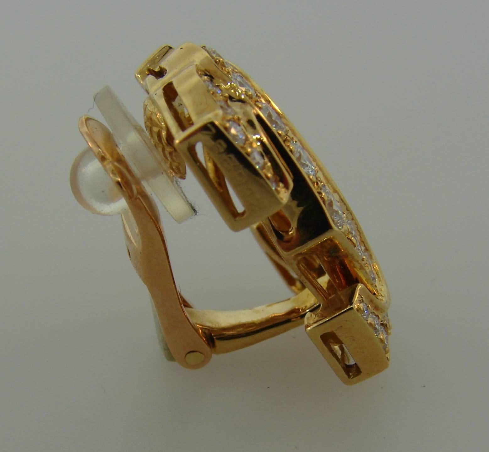 cartier double c earrings
