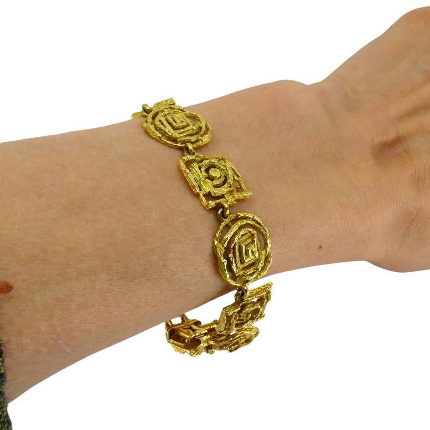 Bracelet à maillons vintage en or 18k de Chaumet en vente 3