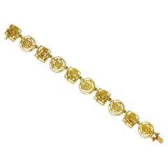 Chaumet 18k Gold Vintage Link Bracelet