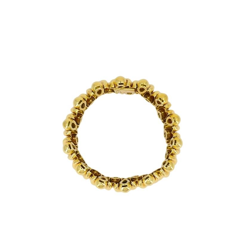 Rene His Vintage A Link Bracelet en or 18k Excellent état - En vente à Beverly Hills, CA