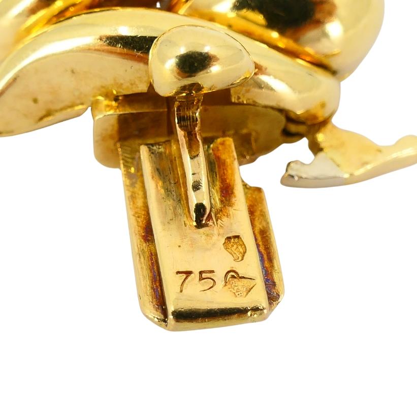 Rene His Vintage A Link Bracelet en or 18k en vente 1