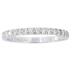 Vintage Tiffany & Co. Diamond Band Platinum Size 5.5 (51)