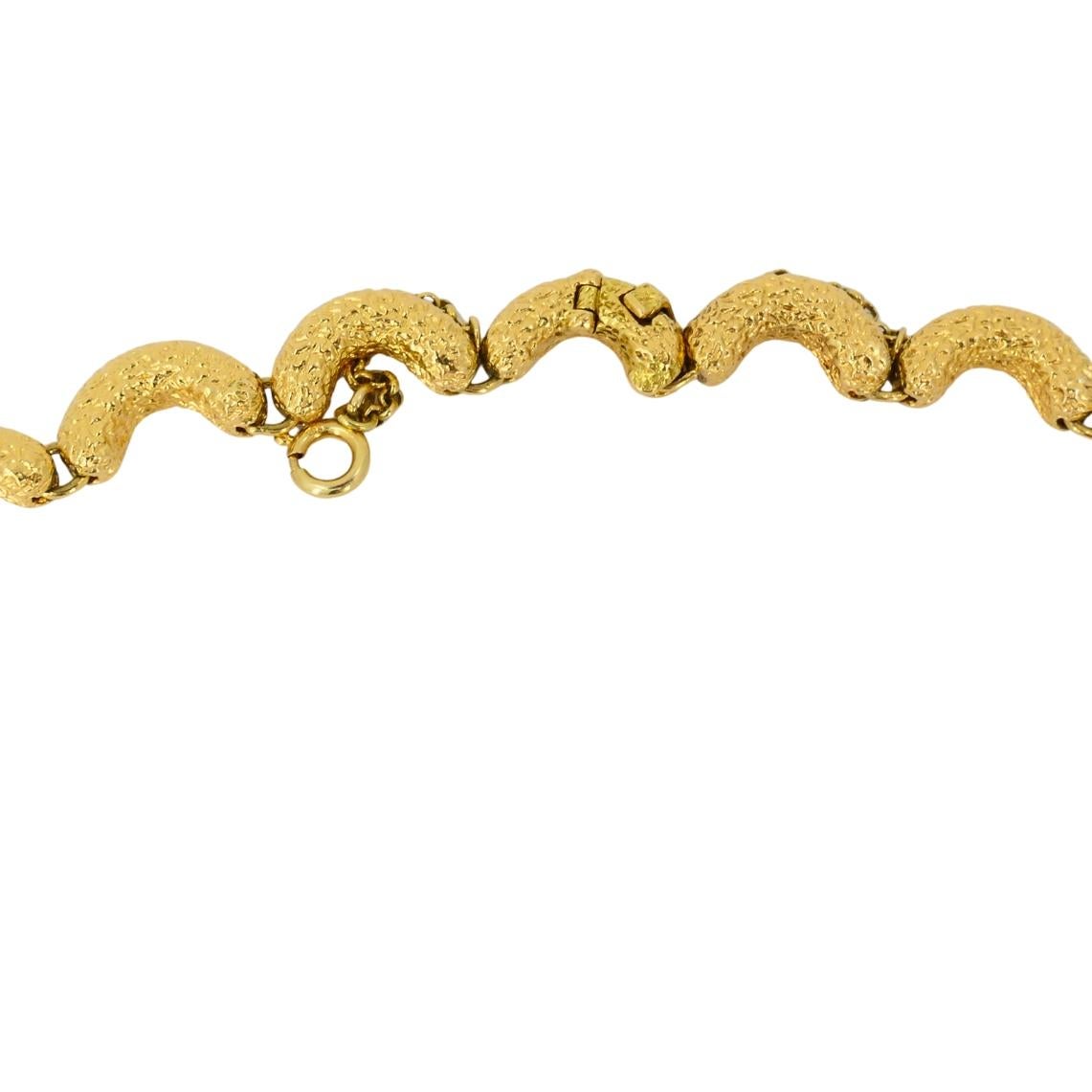 Collana con diamanti in oro 18 carati smerlati - Fred Paris in vendita 2
